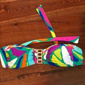 Trina Turk strapless bikini top